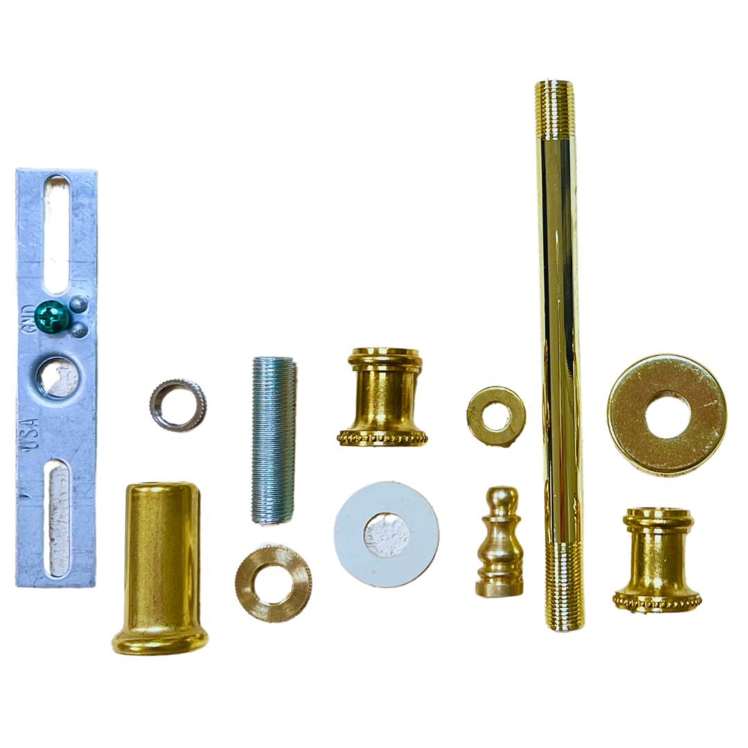 Lamp Hardware for Lamp Making (Nuts, Washers, Connectors, etc