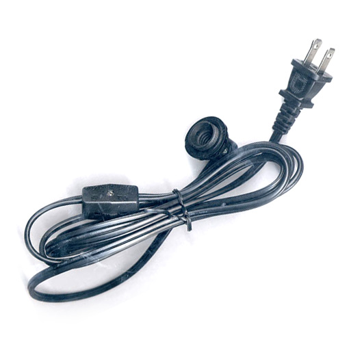Lamp Cord Sets with Candelabra Base SOCKET, SWITCH and MOLDED PLUG