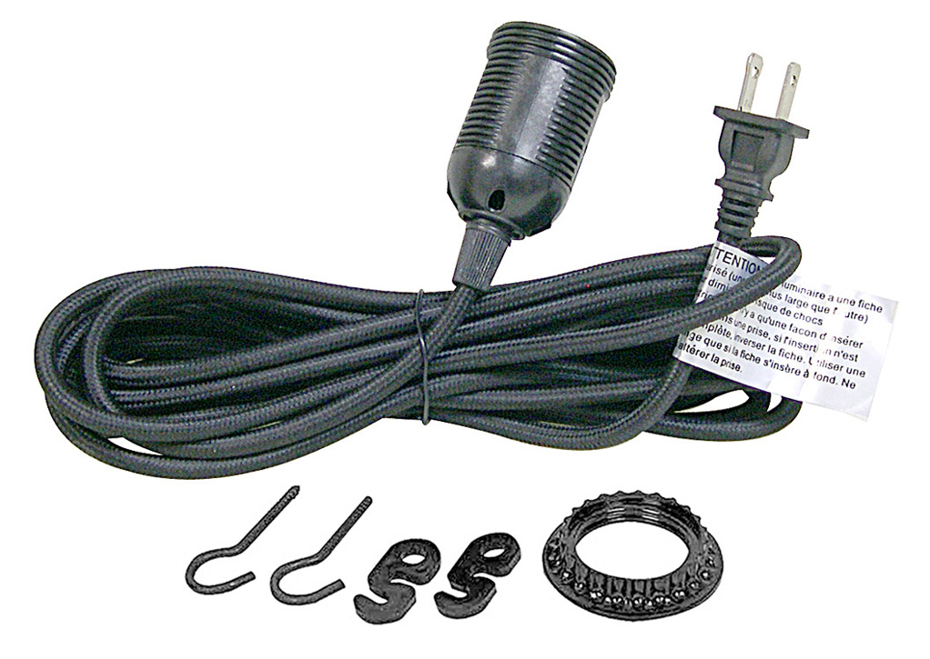 Lamp Cord Sets with EdisonBase Socket. Ideal for Paper Lanterns, etc. National Artcraft