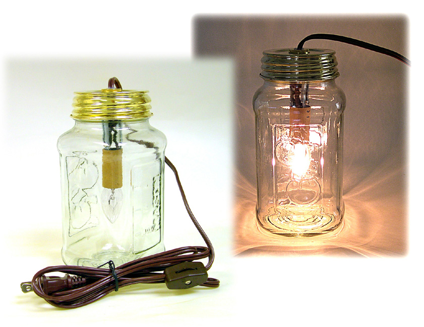 Mason Jar Lid Lighting Kits for INSIDE of Jars National Artcraft
