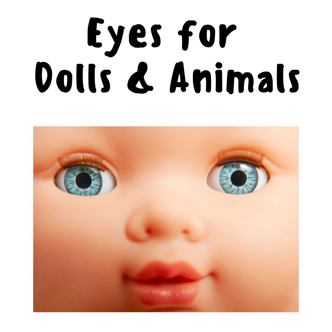 Plastic EYES for Dolls, Animals, Novelties, Soft Art National Artcraft