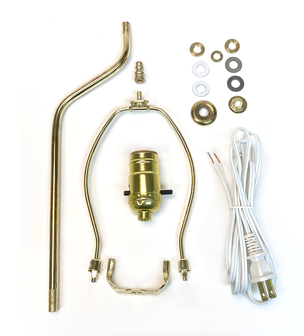 Lamp Making Kit with 31/2" Offset Bent Pipe National Artcraft