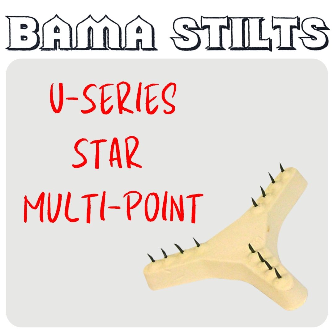Star MultiPoint Ceramic Kiln Stilts BAMA U Series National Artcraft