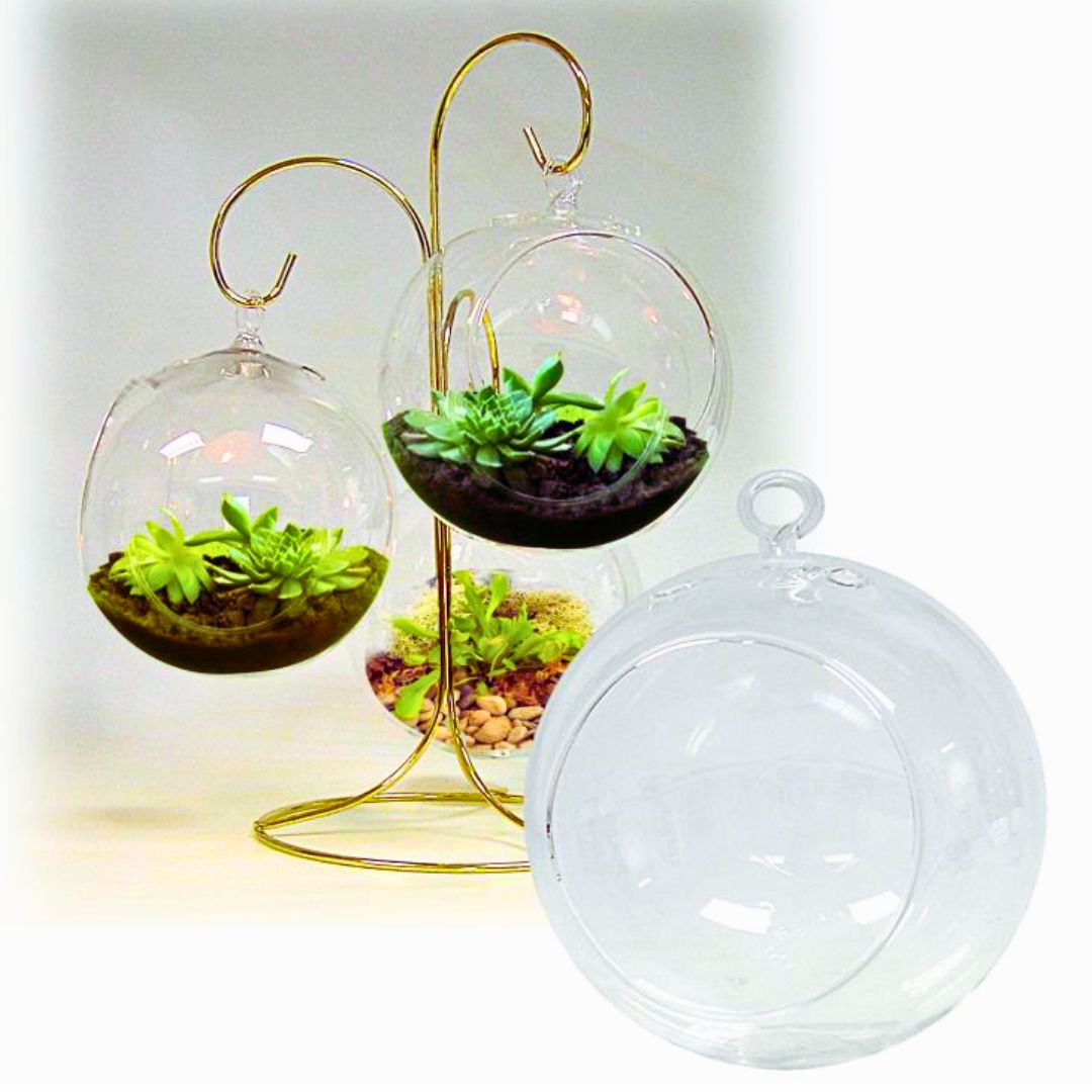 Hanging Terrarium Or Bud Vase With Or Without Display Stand National