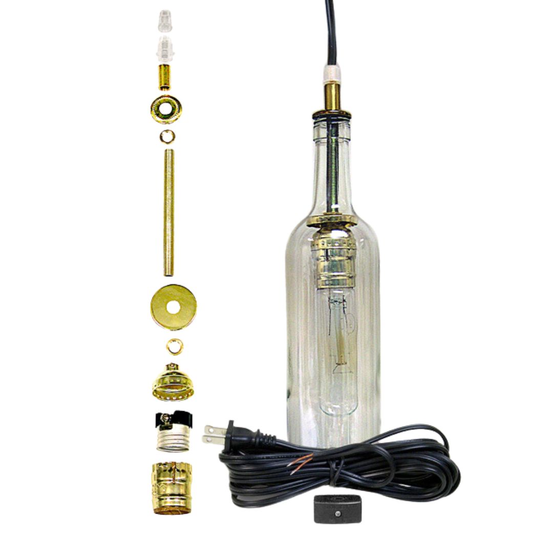 National Artcraft Wine Bottle Hanging Lamp Kits National Artcraft