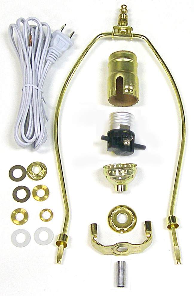 National Artcraft Pkg/2 Lamp Socket Has Popular Push-Thru Switch And Is Easy To Assemble 