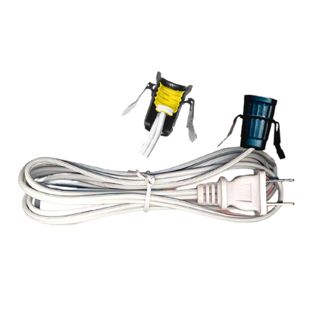 National Artcraft Lamp Cord Sets with SOCKET and MOLDED PLUG National