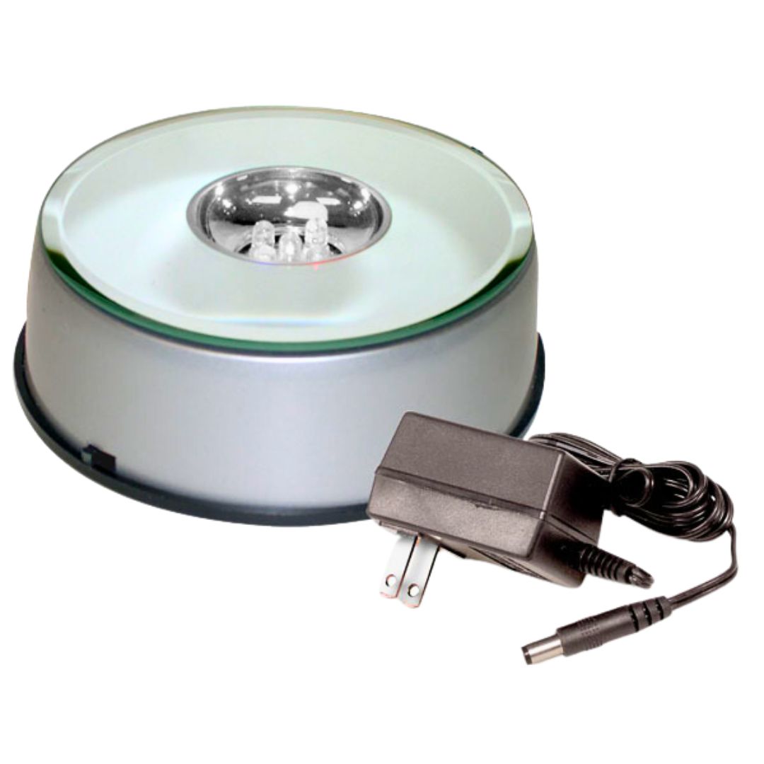B Rotating Display Base W Mirror Turntable Mosaic Sides 7 Diameter X 2 5 8H Has On Off Switch Side Continued Battery Powered B Rotating Display Base W Mirror Turntable Mosaic Sides 7 Diameter X 2 5 8H Has On Off Switch Side Continued Battery Powered