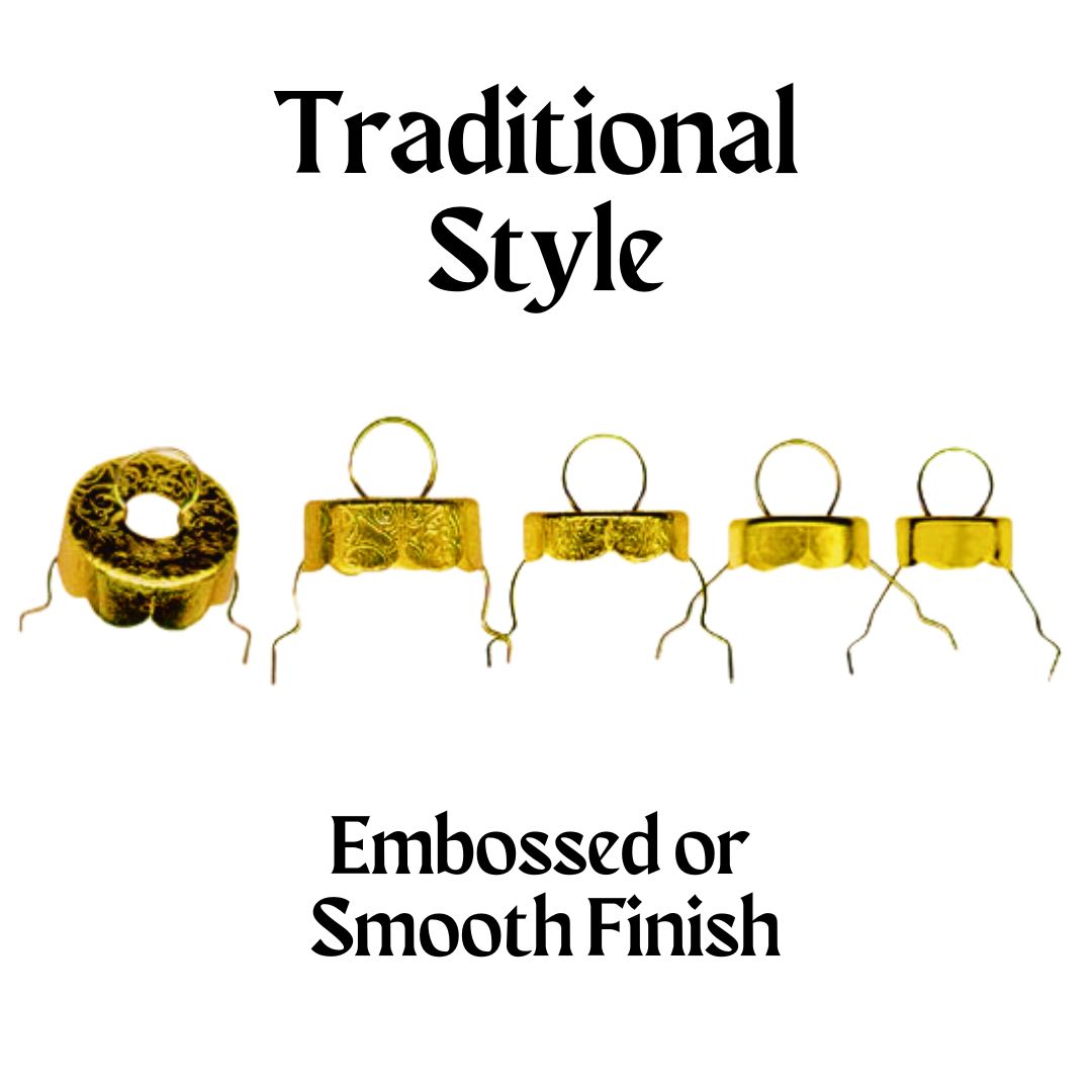 National Artcraft Ornament Caps and Wire Loops National Artcraft