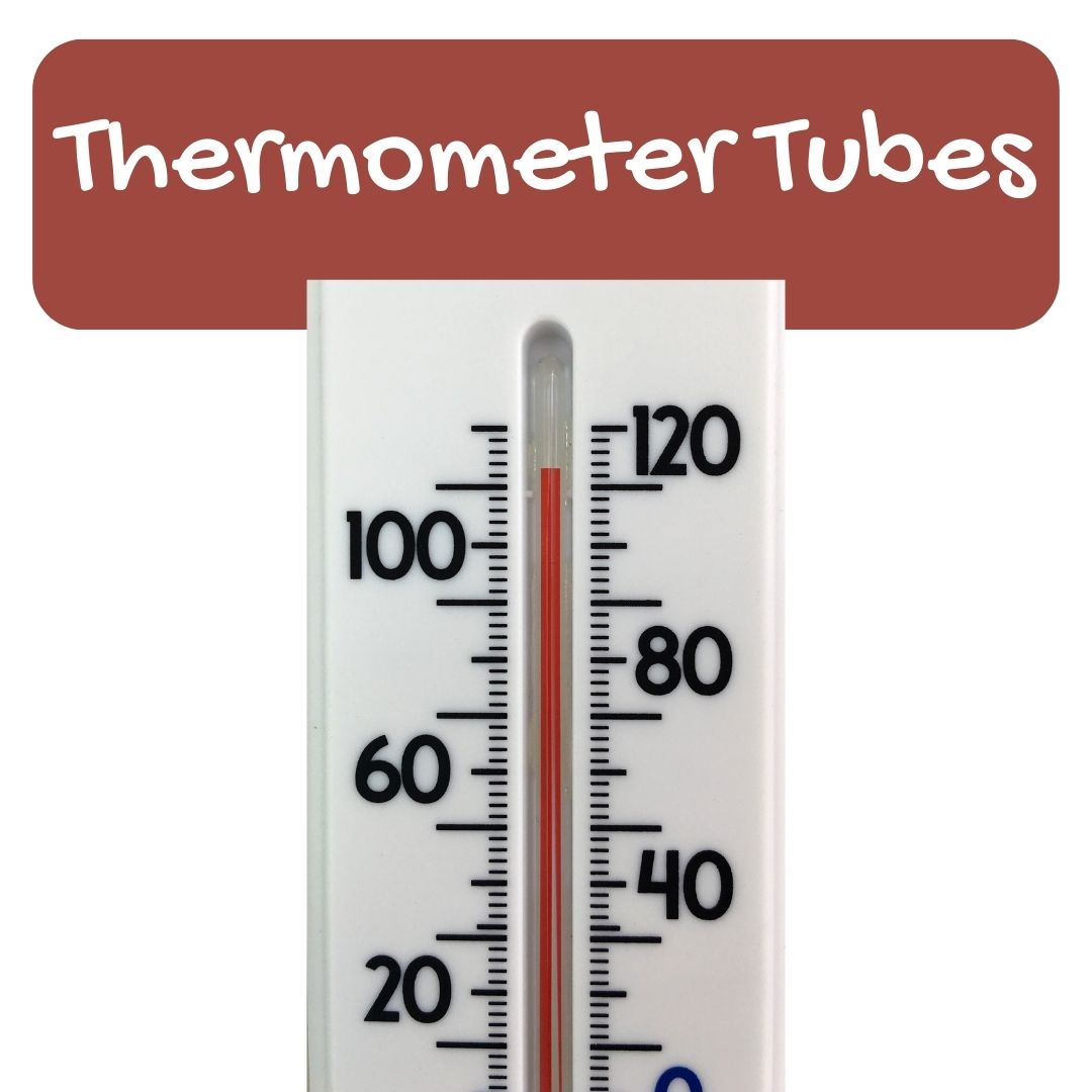 Indoor-Outdoor Thermometer Tube For Ceramics and Crafts 