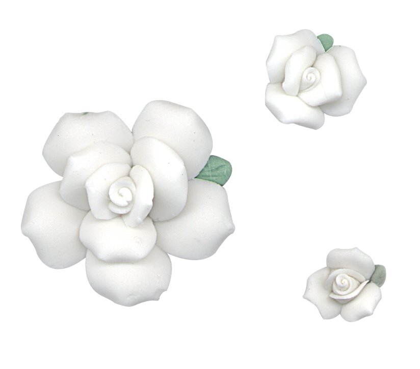 National Artcraft Roses, Porcelain Bisque - 1/4