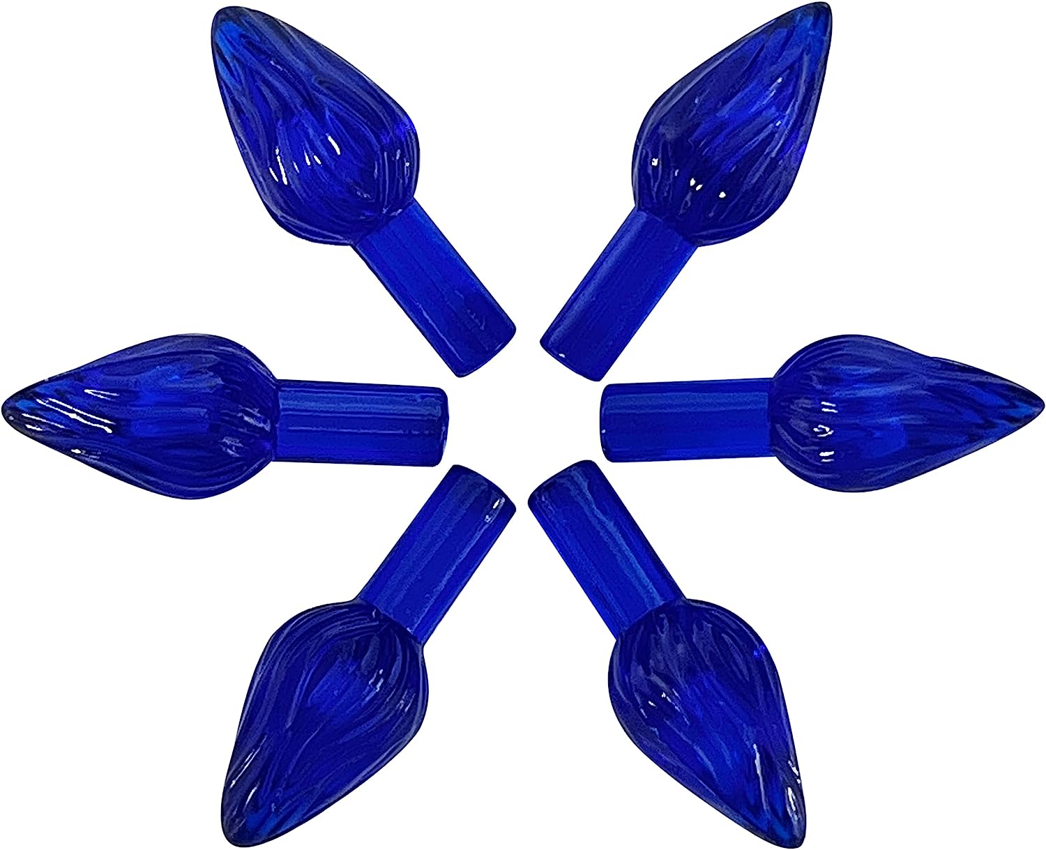 50 Small Twist Replacement Bullbs for Ceramic Christmas Trees Flame Lights Bulbs