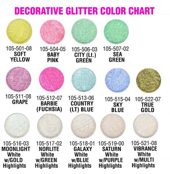 National Artcraft Decorative Glitter, Bulk National Artcraft