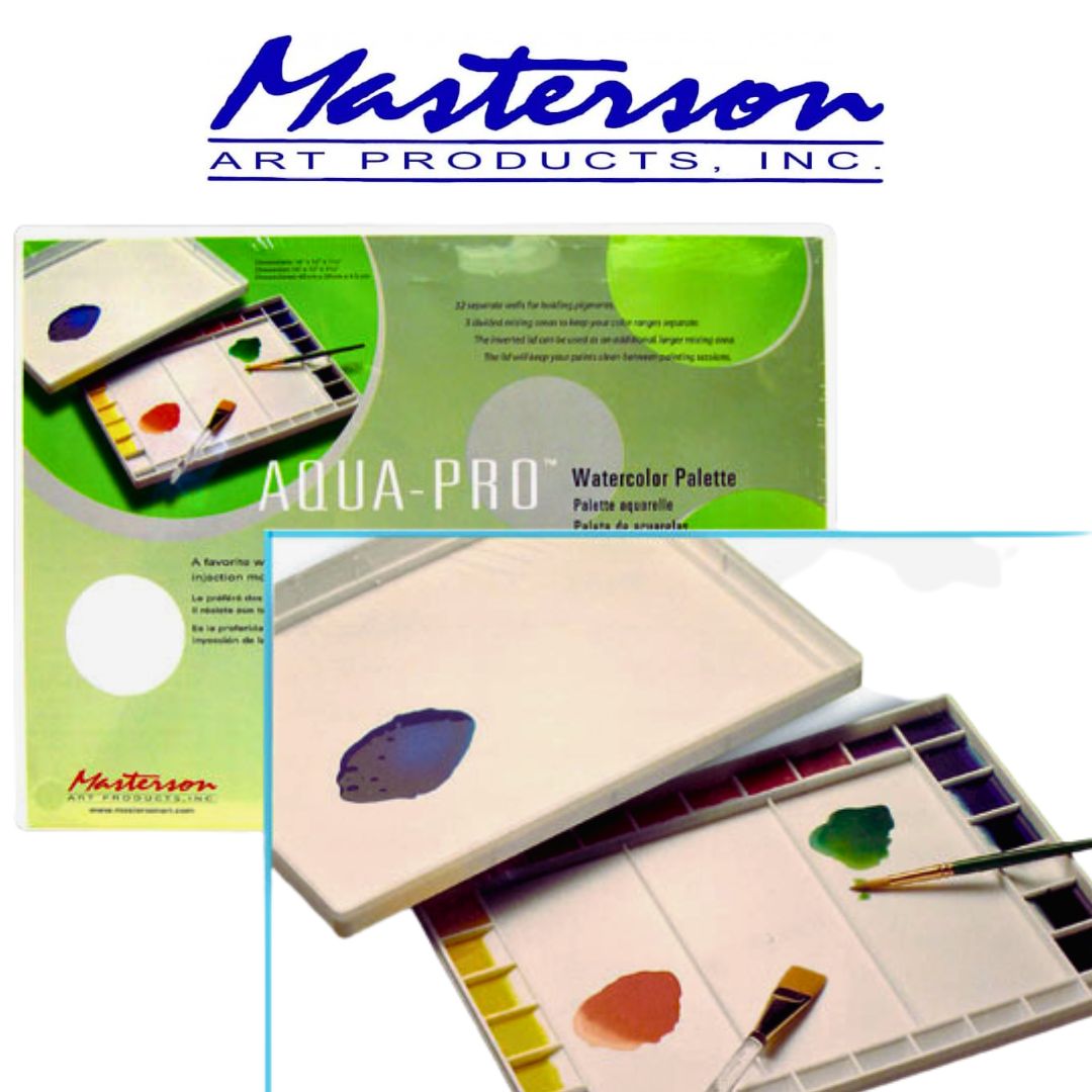 AquaPro Watercolor Palette with Lid National Artcraft
