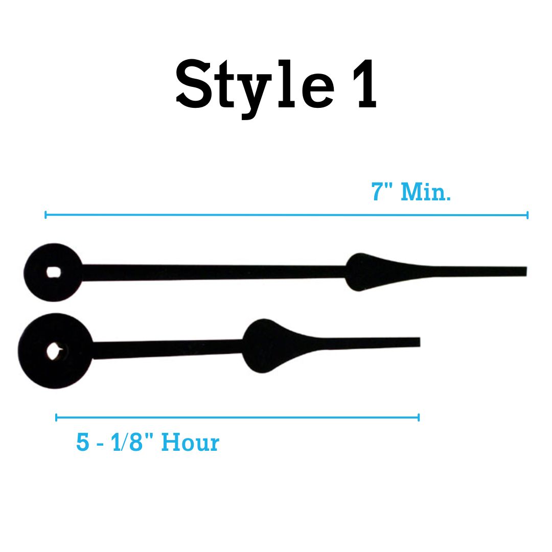 printable clock hands