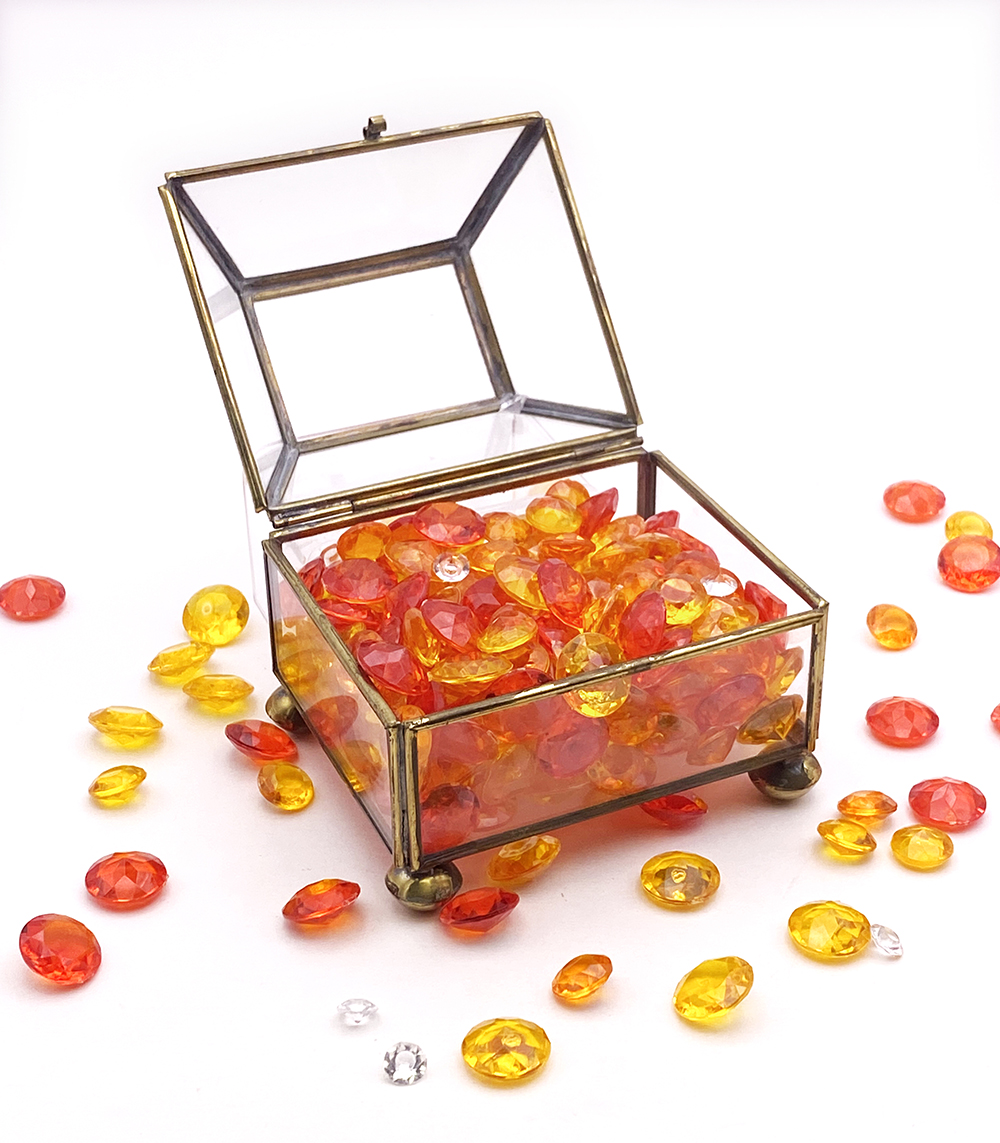 National Artcraft Transparent Rhinestone Decorations - National Artcraft