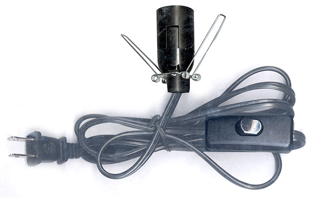 Electric Lamp Cord And Bulb Replacement Cord C7 E12 Socket Salt Lamp Cord Cable. 