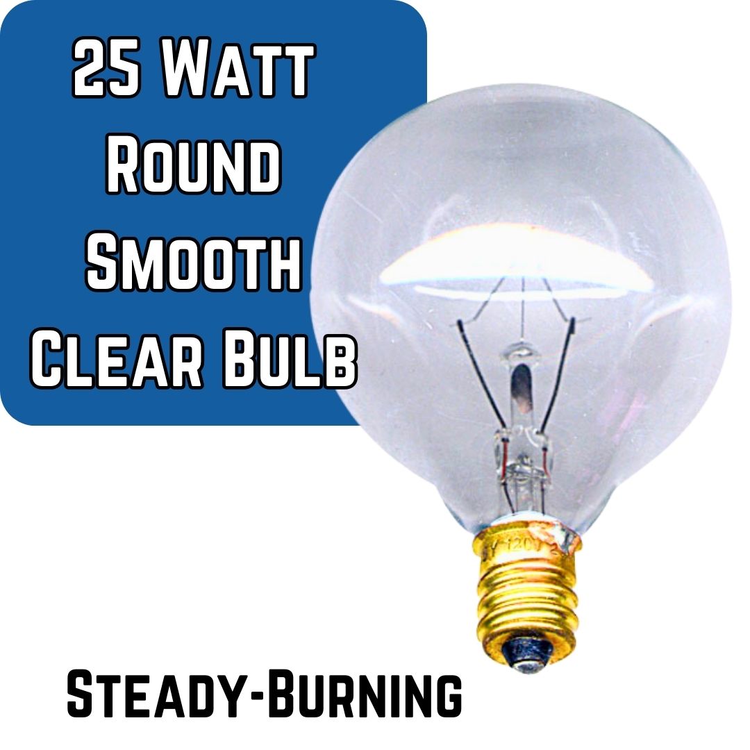 National Artcraft Light Bulbs, COLORED & CLEAR, ROUND Candelabra Base