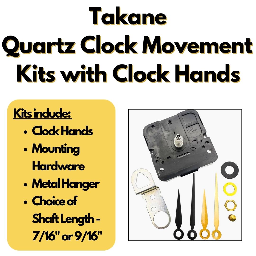 Quartz Clock Movements With Hands National Artcraft