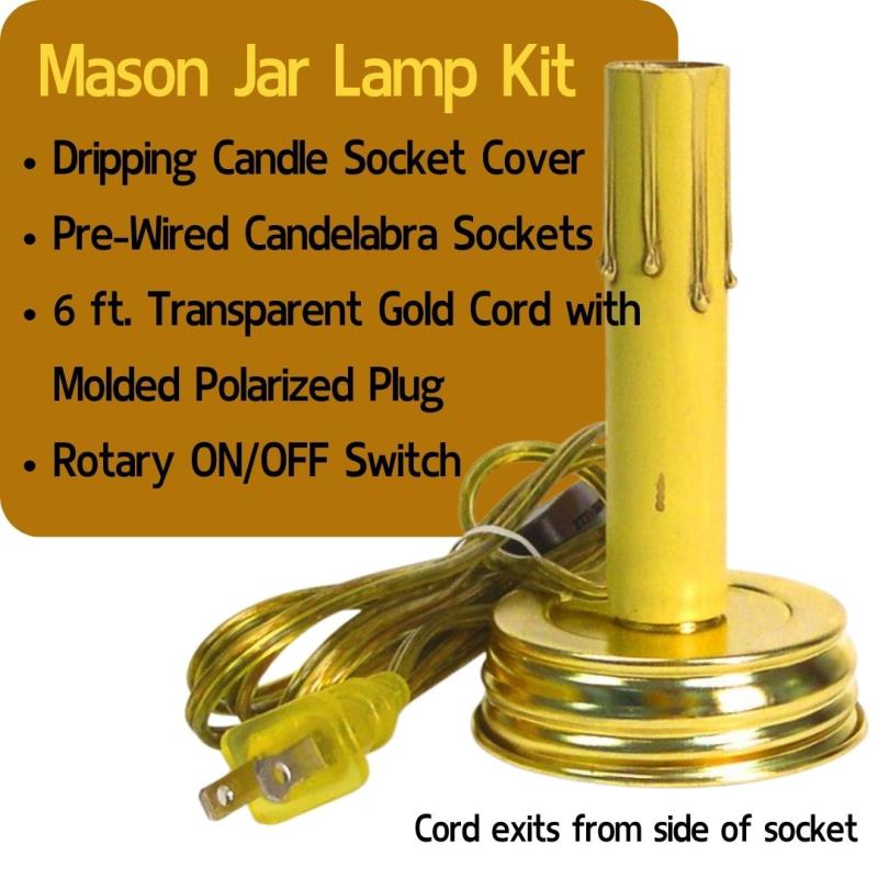 Lamp Making Kits Without Fixture Pipes - National Artcraft