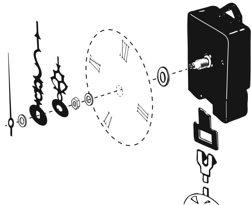 Pendulum Clock Movements by Takane WITHOUT Hands National Artcraft