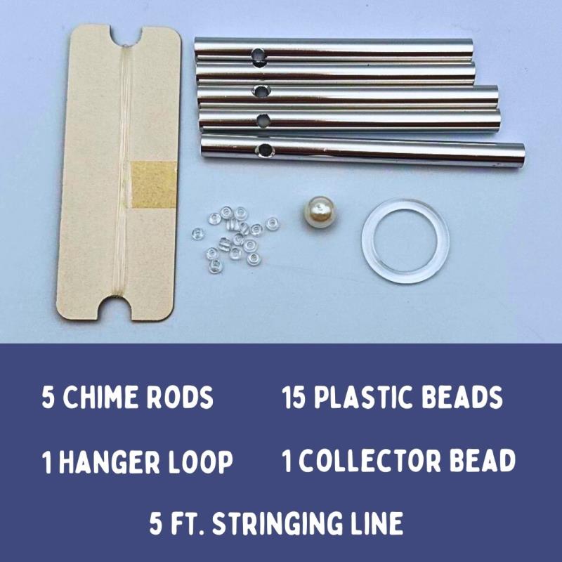 100PCS Wind Chime Parts Wind Chime Tubes DIY Supplies DIY Wind