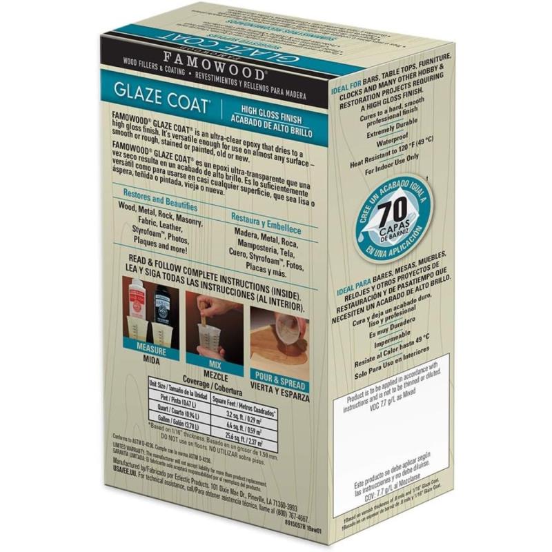 Epoxy Pour On Glaze Coat National Artcraft