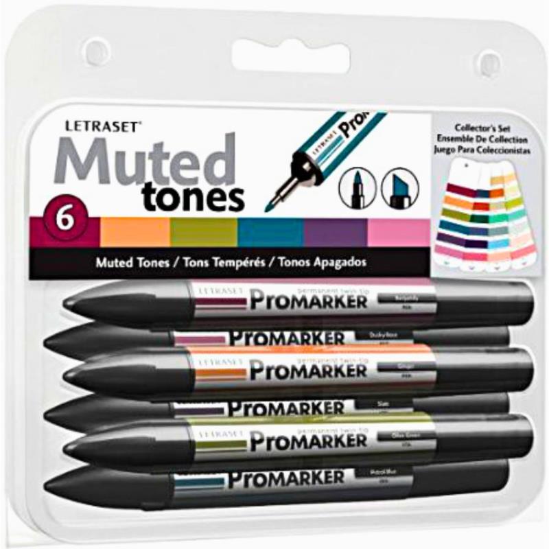Letraset Promarker Twin Tip Permanent Art & Craft Marker , Set Of Any 48  Colours – Office Junky